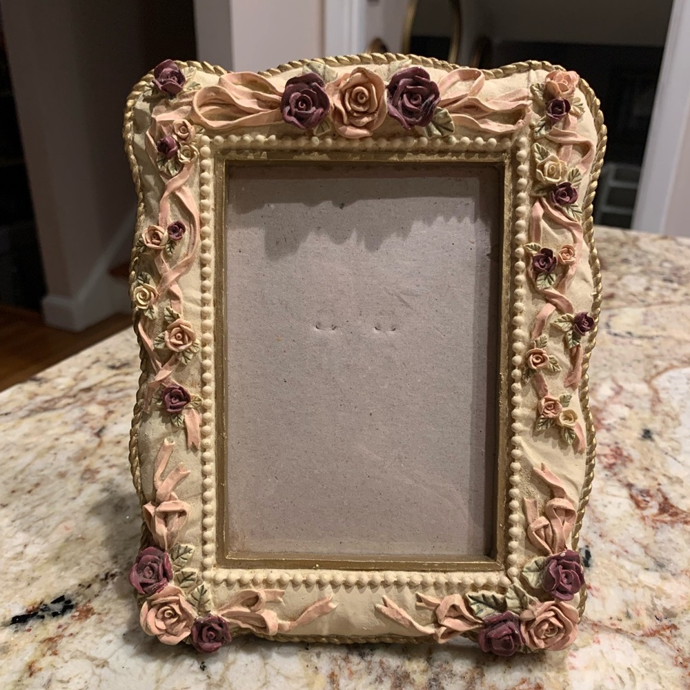 Vintage Floral Picture Frame